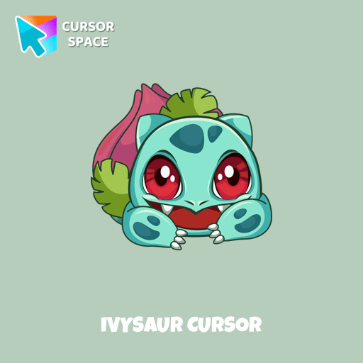 Ivysaur cursor arrow cursor